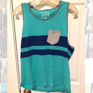 Teal Tank top